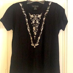 Lucky Brand Embroidered Top